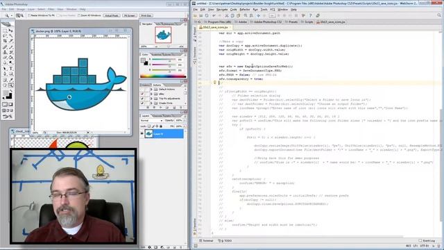 Save Multiple Image Sizes in Photoshop with a javascript script смотреть онлайн