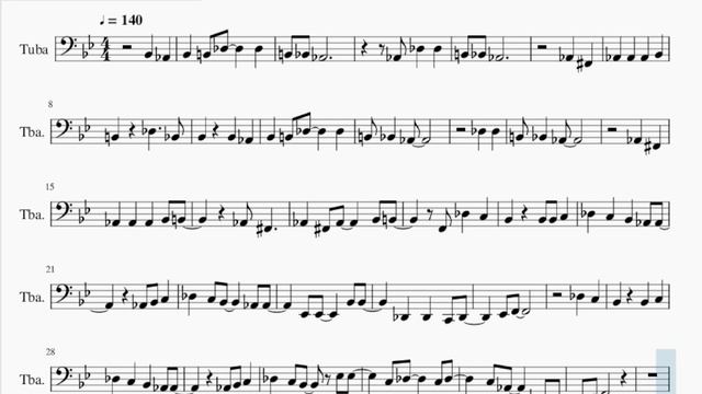 Tuba Sheet Music: How to play I'm Just Ken (Barbie) by Ryan Gosling смотреть онлайн