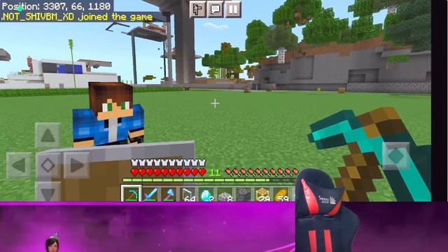 MINECRAFT LIVE STREAM | JOIN MY PUBLIC SMP JAVA / POCKET EDITION 24/7 @Techno Gamerz @GamerFleet смотреть онлайн
