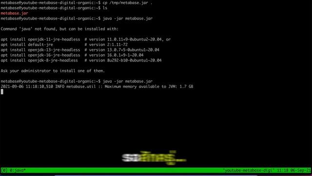 install metabase jar - Part 2 смотреть онлайн
