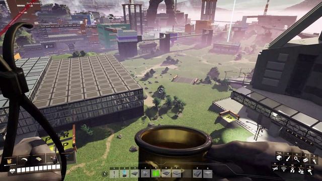 Satisfactory. Полёт на параплане.
