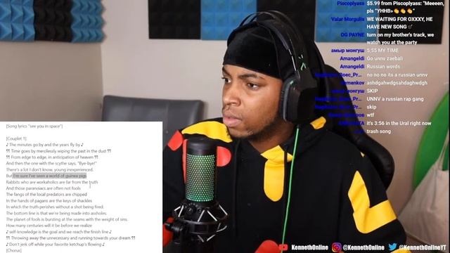 REACTING TO RUSSIAN RAP LIVE смотреть онлайн