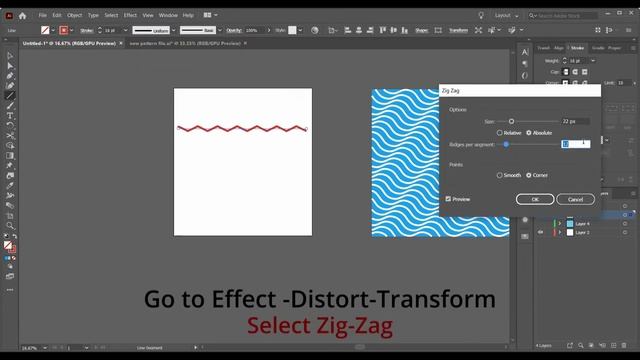 How to make a wave pattern design in adobe illustrator 2021? смотреть онлайн