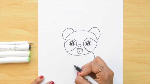 how to draw a cute PANDA ? смотреть онлайн