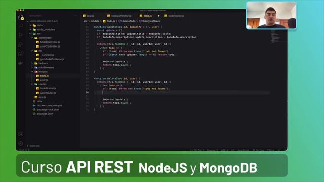 Actualizar e Eliminar TODO #13 - Curso NodeJS y MongoDB смотреть онлайн