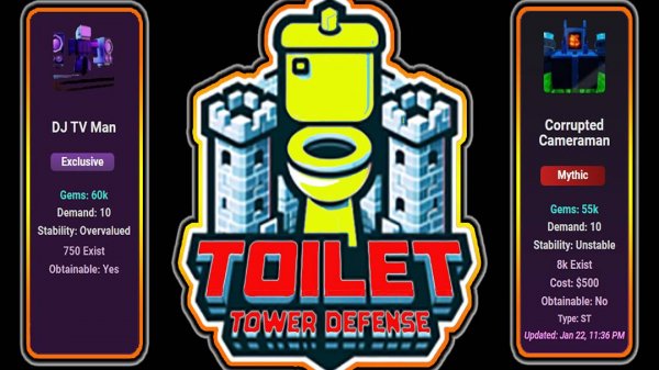 ROBLOX (РОБЛОКС) / ВАЛЕНТИНКИ /Toilet Tower Defense / Skibidi Tower Defense /