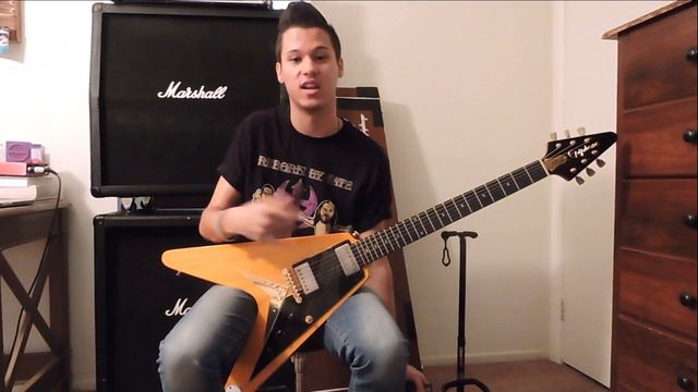 1958 Joe Bonamassa Epiphone Amos Flying V Review & Demo by Jacob Stibbie смотреть онлайн