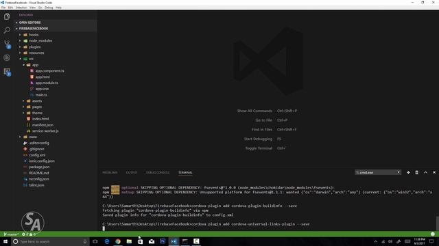 Facebook Login with Firebase in Ionic 3 App смотреть онлайн
