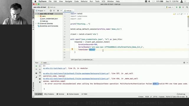 Writing a python module to provide AWS MFA S3/RedShift COPY to Alteryx - Part 2 (#LiveCoding) смотреть онлайн