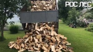 Дрова березовые колотые с доставкой 5 кубов навалом