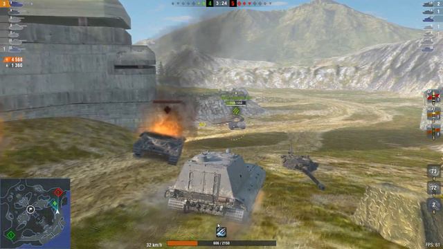 Jg.Pz.E100 8123DMG 6Kills | World of Tanks Blitz | hops_864 смотреть онлайн