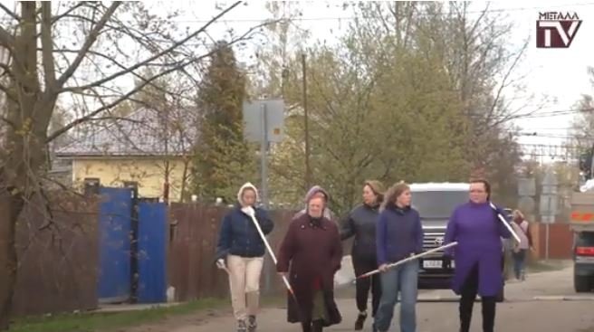 Субботник в пос. Петро-Славянка. 29 апреля 2023 г. смотреть онлайн