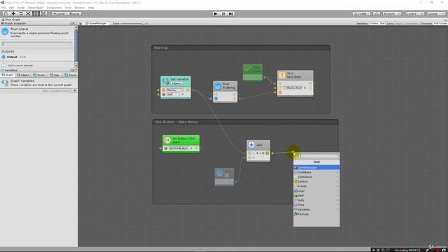 Visual Scripting in Unity Idle Game Tycoon - Lesson 3: Capture the Button OnClick Event смотреть онлайн