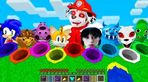 ЗОМБАК НАШЁЛ КРУГЛЫЕ ЯМЫ В МАЙНКРАФТ