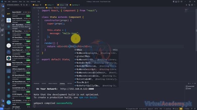 State in React.js | Complete react.js Course in Hindi смотреть онлайн