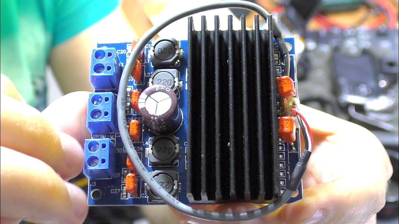 Посылочка из Китая. Усилитель звука на м/с TDA7492. ЧИСТАЯ МОЩНОСТЬ, АЧХ, ШУМЫ и СРАВНЕНИЕ смотреть онлайн