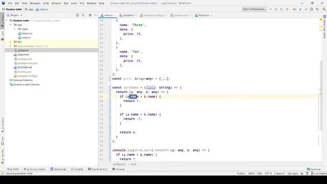 Многоразовый код сортировки asc/desc на JavaScript смотреть онлайн