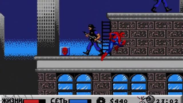 Полное Прохождение Spider-Man Vs The Kingpin RUS (Sega)