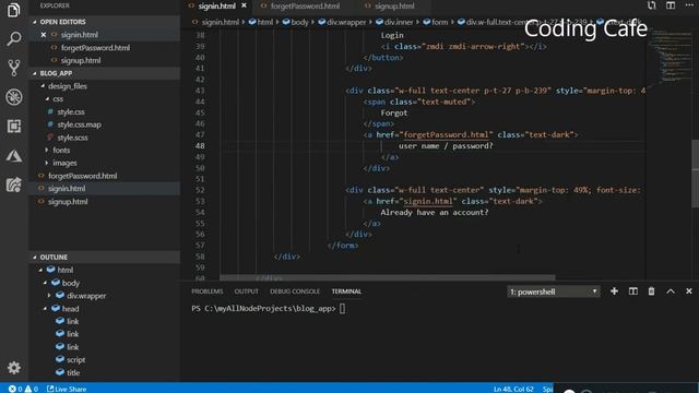 Firebase Web Tutorial 04 - Bootstrap Login UI Design in HTML5 & CSS - Node Js Firebase CRUD смотреть онлайн