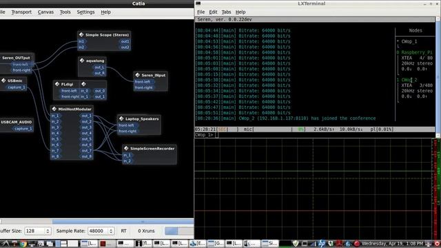 Stereo Audio Conferencing FULL MESH p2p node - with a Raspberry Pi & the OPUS VOIP APP - Seren смотреть онлайн