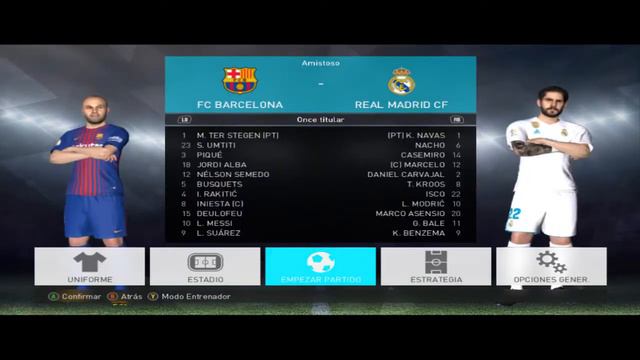 MENU GRÁFICO PES 2018 PARA TU PES 2017 - PC by Rengo смотреть онлайн