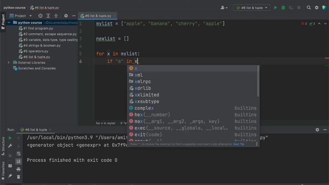 Python List & Tuple || Part: 8 || Python for Beginners || Hindi/English смотреть онлайн