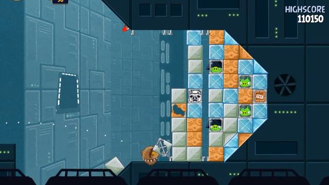 Angry Birds Star Wars Level 2-19 Death Star. 3 stars смотреть онлайн