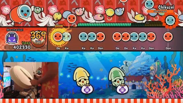 Taiko no Tatsujin: Nintendo Switch Version - Chikuzei ~GEAR UP~ (Ura Oni - Full Combo) смотреть онлайн