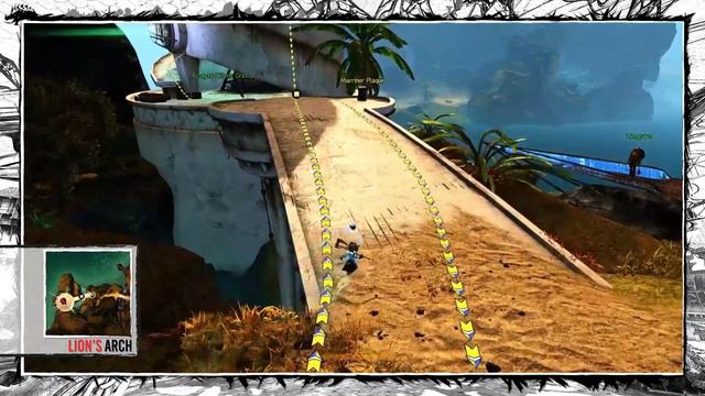Guild Wars 2 - Lion's Arch Map Completion with TacO Markers смотреть онлайн