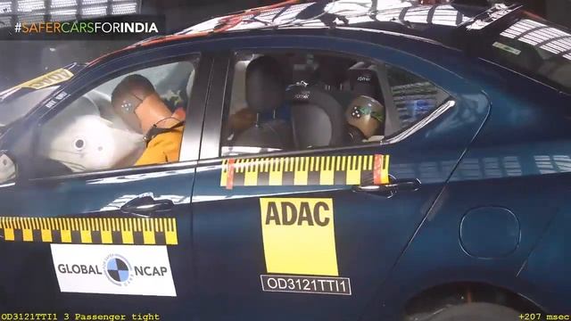 FIRST INDIAN ev NCAP CRASH TEST || TATA TIGOR EV CRASH TEST || смотреть онлайн