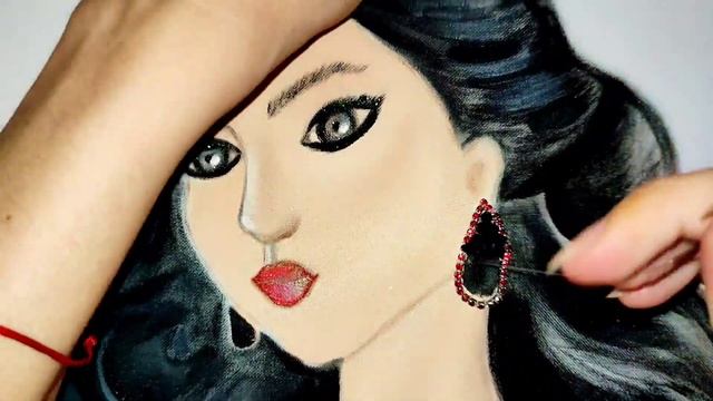 ВЫШИВАЕМ СЕРЬГИ на Портрете.Необычная Идея для Вышивки.Часть2/EMBROIDERY Earrings on a PortraitPart смотреть онлайн