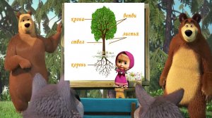 Знакомимся с деревьями и кустарниками вместе с Машей
