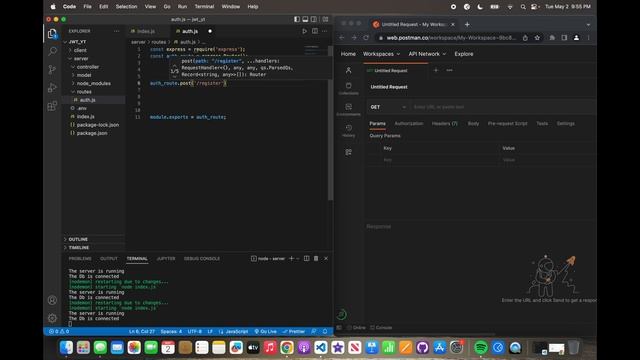 Fullstack MERN JWT Auth Project: React & Node.js | Part 1 (Registration & Crypto) смотреть онлайн