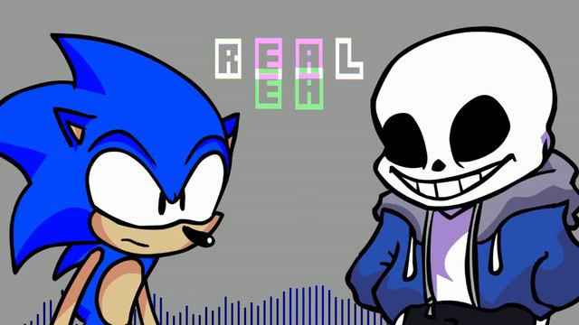 sonic vs sans in friday night funkin' real!!! смотреть онлайн