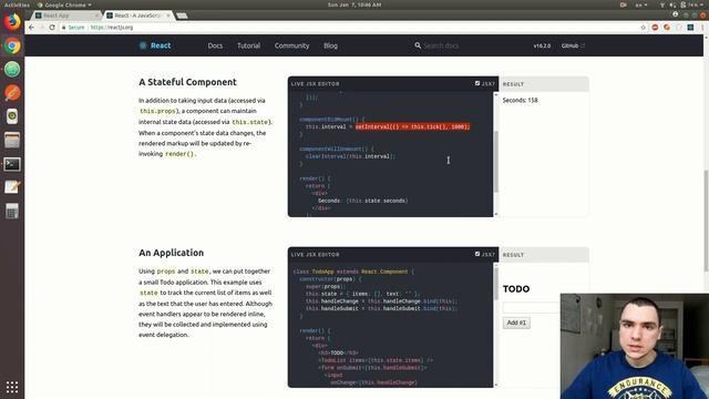 React JS Tutorial - #6 Component Lifecycle смотреть онлайн