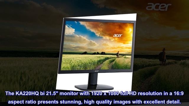 Acer KA220HQ bi 22" (21.5” viewable) Full HD (1920 x 1080) TN Monitor (HDMI & VGA port),Black смотреть онлайн