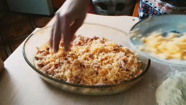 Пицца с копчёной курицей смотреть онлайн