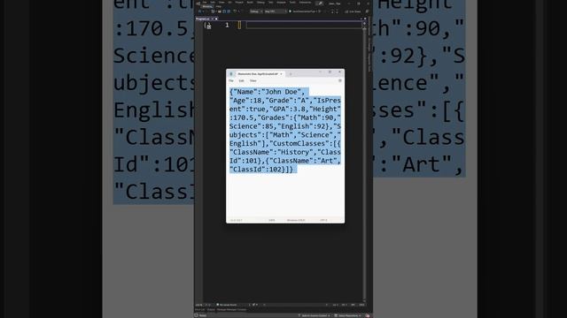 Generate A Class Structure For Your JSON | C# JSON Deserialization Tip #5 #dotnet #coding #code смотреть онлайн