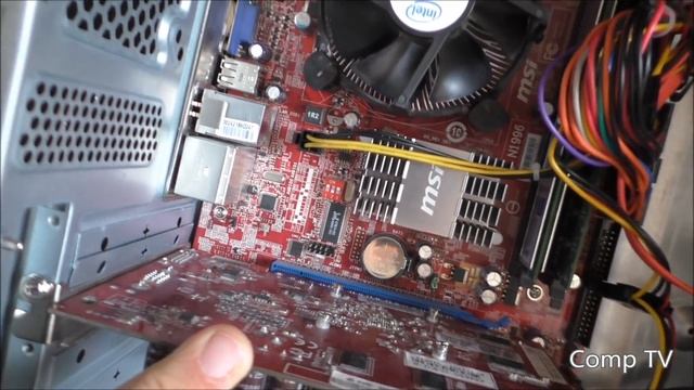 Как снять видеокарту с компьютера? смотреть онлайн