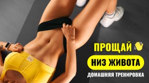 НИЗ ЖИВОТА Уйдет За НЕСКОЛЬКО УПРАЖНЕНИЙ - Простая Домашняя тренировка