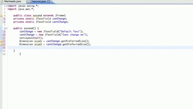 Java GUI Lesson 3 JTextFields and Absolute Positioning смотреть онлайн