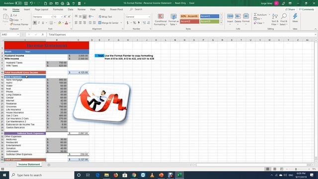 Format Painter - Excel смотреть онлайн