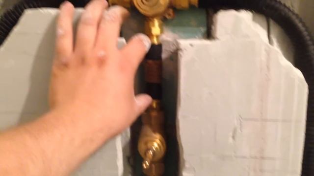 Монтаж встраиваемой душевой системы KLUDI