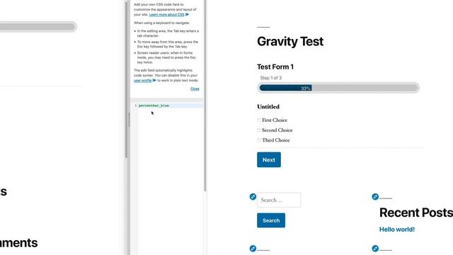 Gravity Forms | Change Progress Bar Color смотреть онлайн