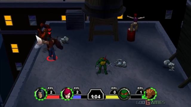 TMNT: Mutant Melee - Gameplay Xbox HD 720P