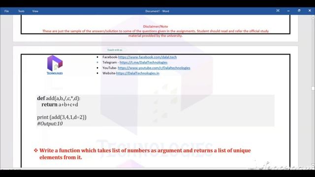 MCS-201 Python Important Questions/Study Material || PGDCA_NEW || IGNOU || Dalaltechnologies смотреть онлайн