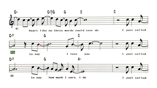 I Just Called To Say I Love You ( Stevie Wonder ) - Reference sound смотреть онлайн