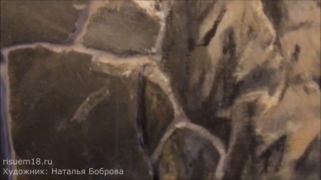 Роспись стен Пещера | Художник Наталья Боброва смотреть онлайн