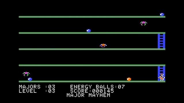 Major Mayhem short play (Apple II - John Romero) смотреть онлайн