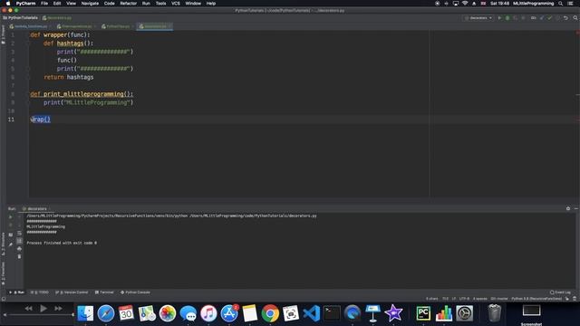 Python Decorators Tutorial | Python for Beginners | MLittleProgramming смотреть онлайн